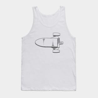 Ariel Toy Vintage Patent Hand Drawing Tank Top